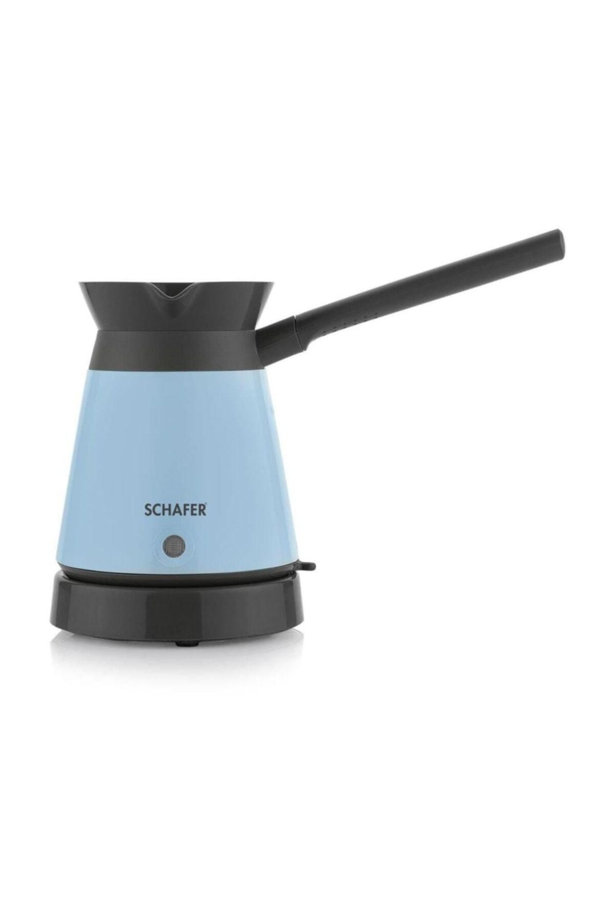 Schafer Kaffeefan Elektrikli Cezve -3Parça -Turkuaz