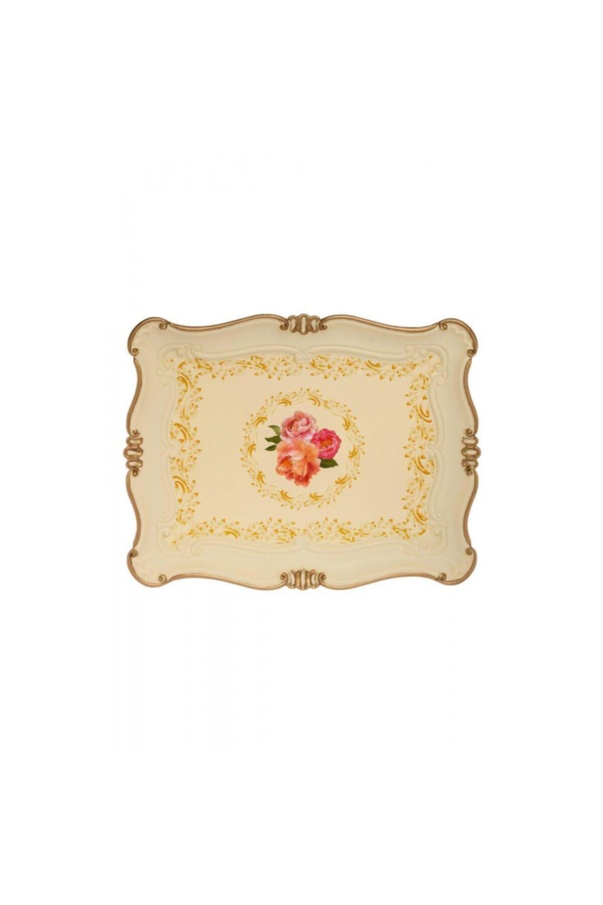 ZucciHome Sultan Krem Tepsi 31x25 cm