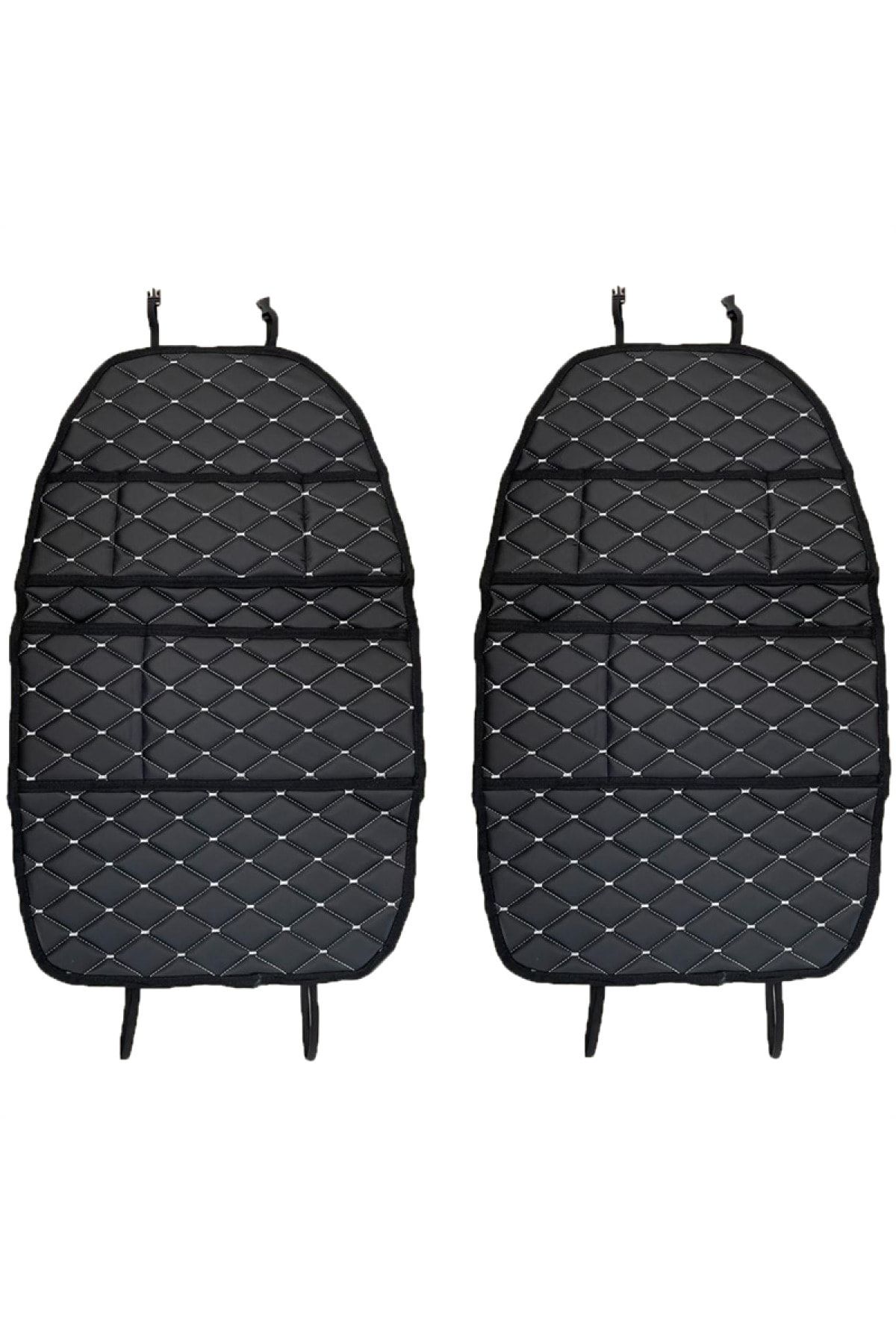 caraks Seat Leon Hb 2005-2012 Arası Oto Koltuk Arkası Organizer Suni Deri 2 Adet 012