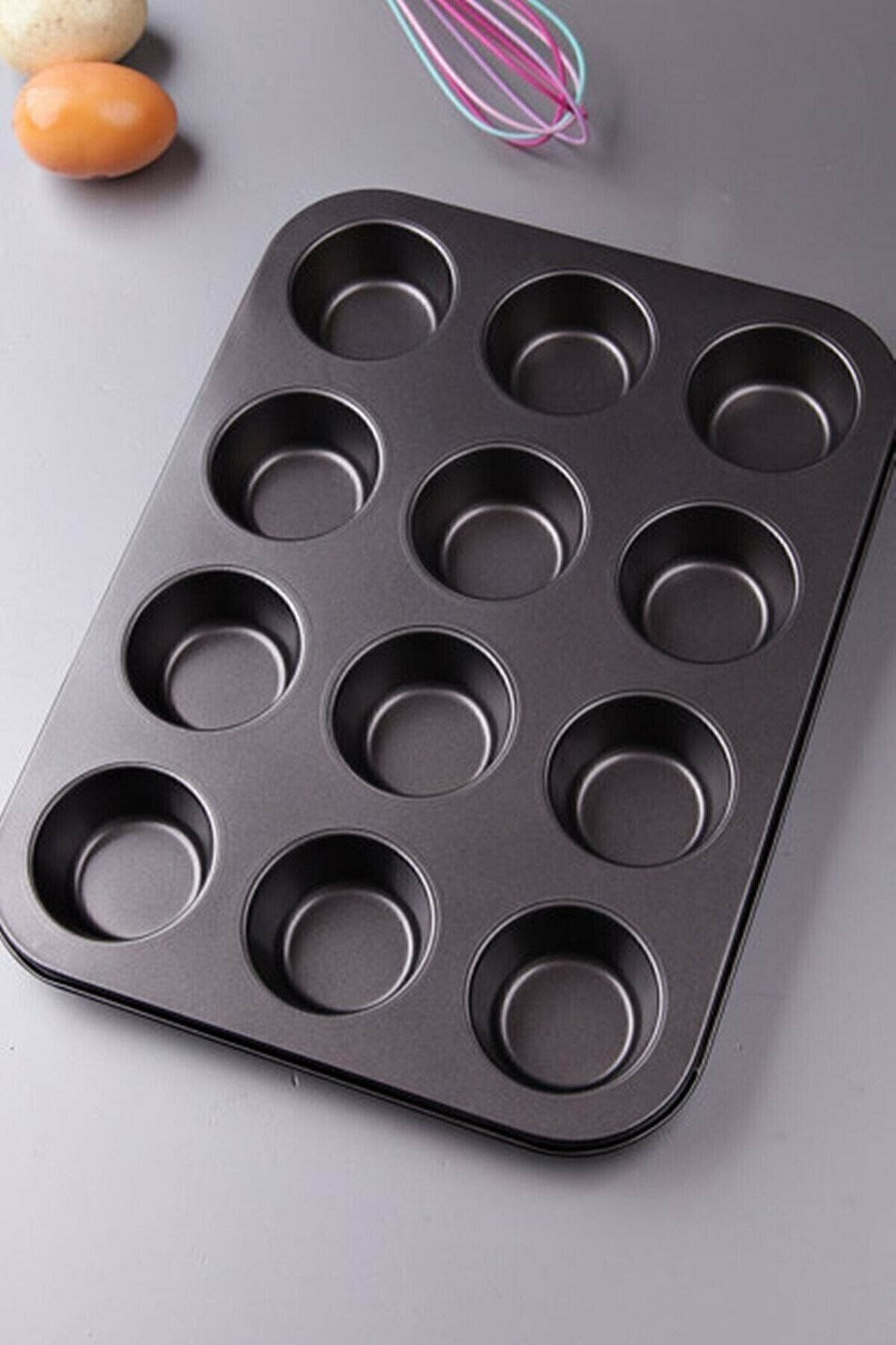 MİSSCAFE 12 Li Muffin Kek Kalıbı