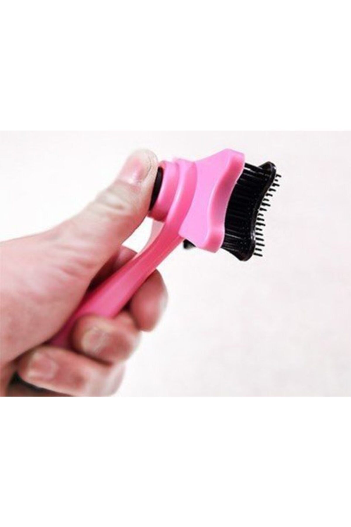 Pet Grooming Otomatik Temizlenen Tuşlu Kedi Köpek Tarama Fırçası