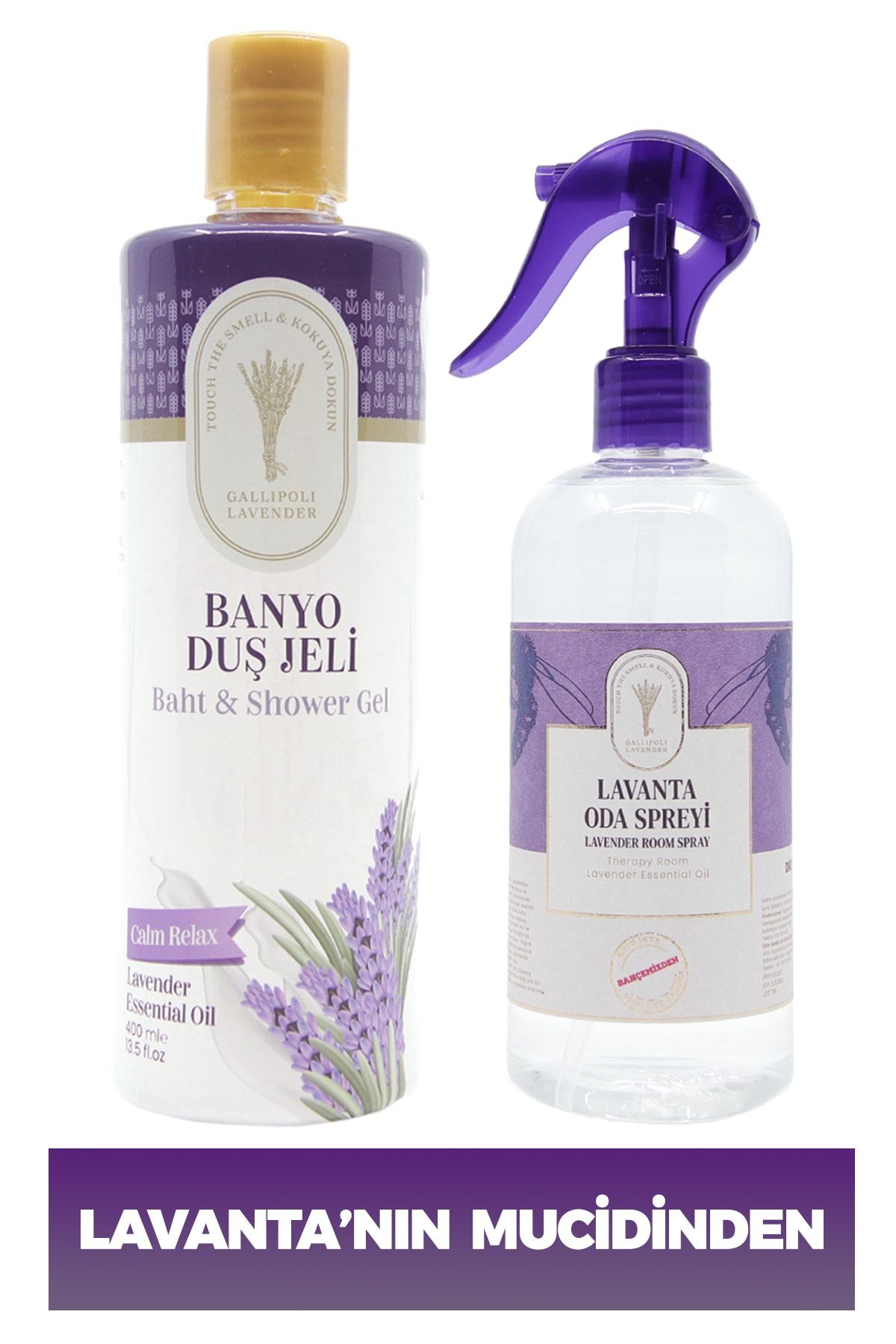 Dr. Lavender Lavanta Oda Kokusu 400 Ml + Lavanta Kokulu Duş Jeli 400 Ml 2'li Lavanta Seti