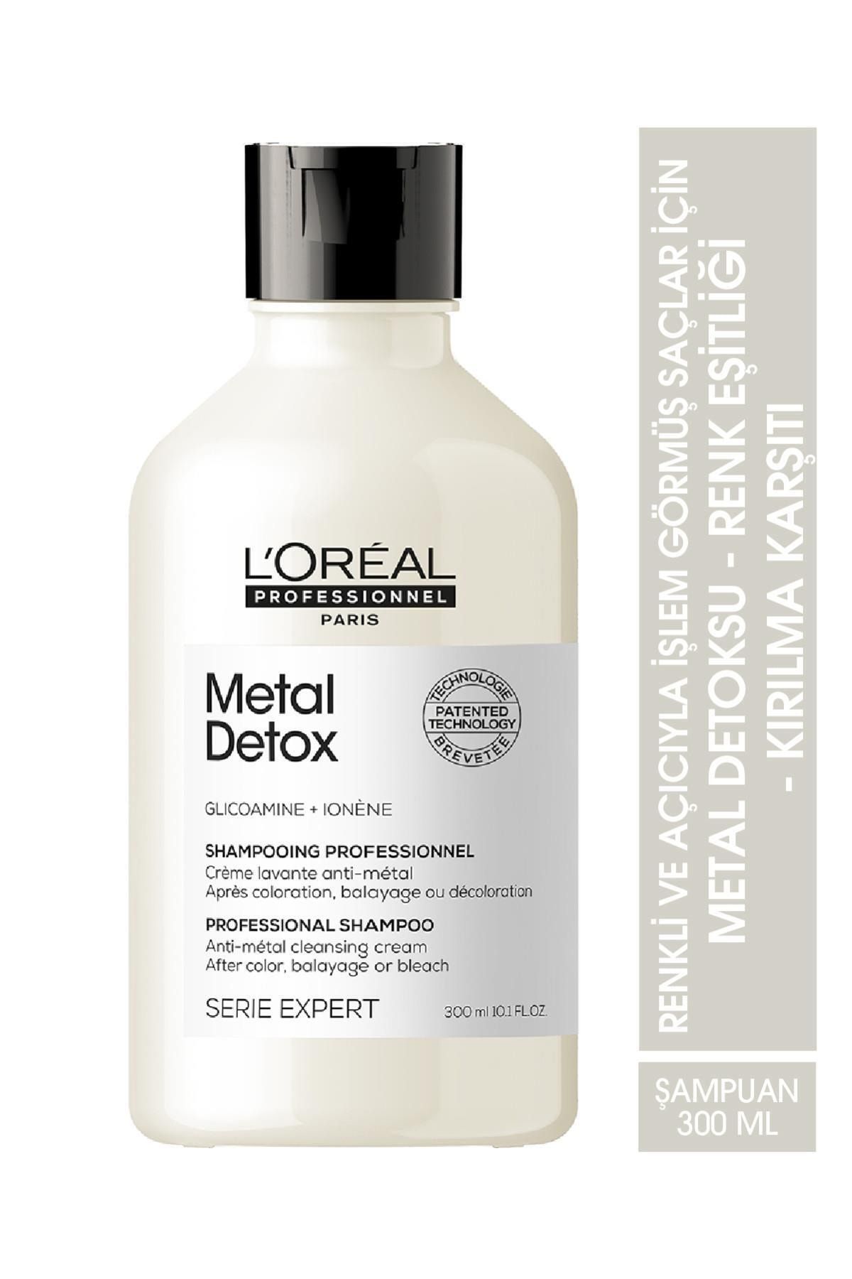 L'oreal Professionnel Serie Expert Metal Detox Renkli ve Açıcı ile İşlem Görmüş Saçlar İçin Metal Karşıtı Şampuan 300ml