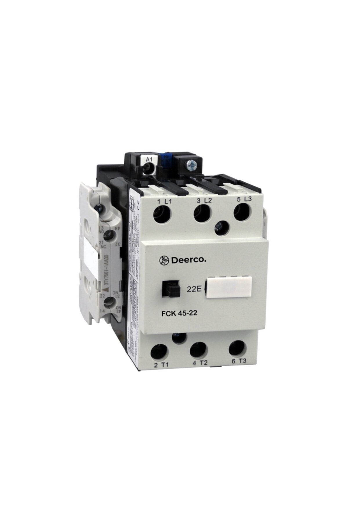 DEERCO Fck 45-22220v Ac 3 Kutuplu Kontaktör 3tf45 18,5 Kw