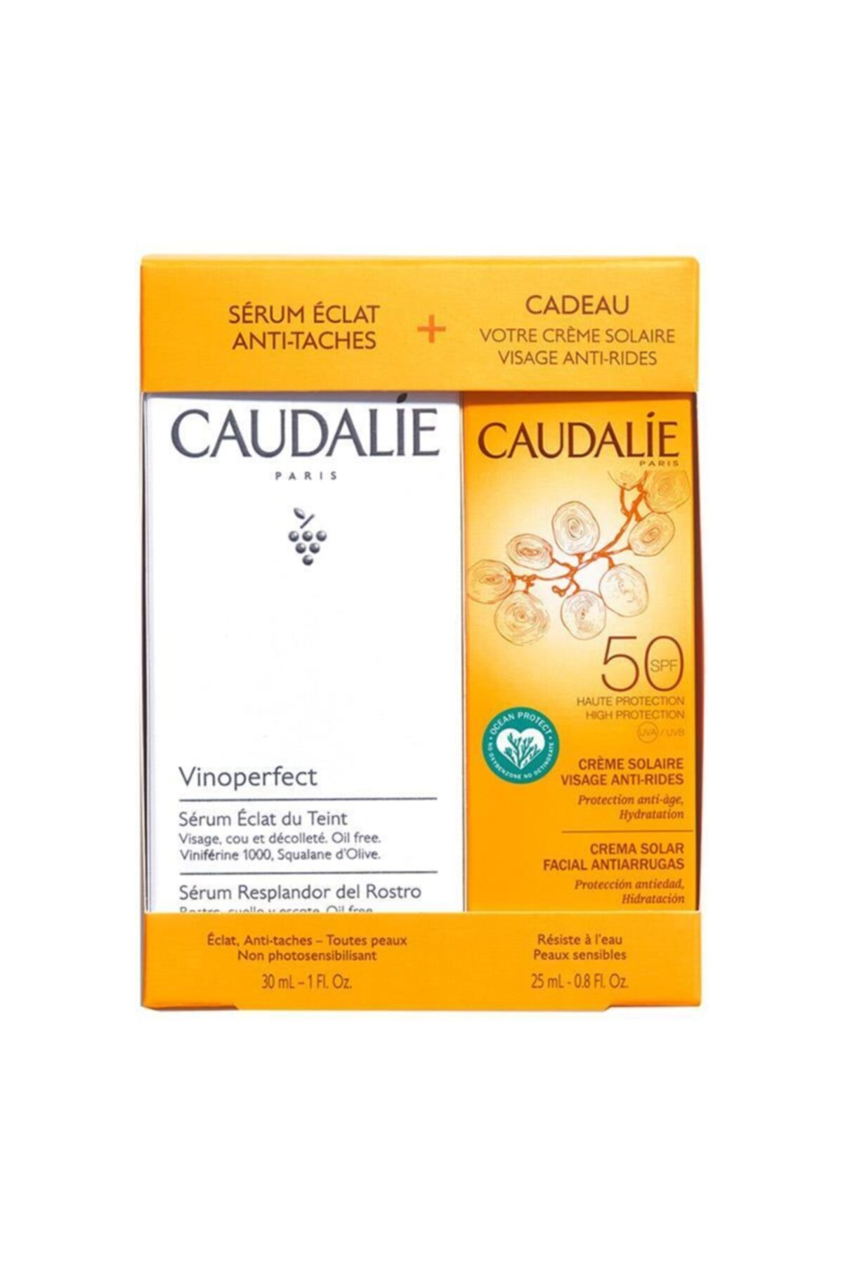 Caudalie Vinoperfect Serum 30 ml + Güneş Koruyucu Spf50 25ml