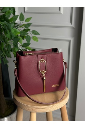 ARMİNE BORDO ÇANTA Image 3