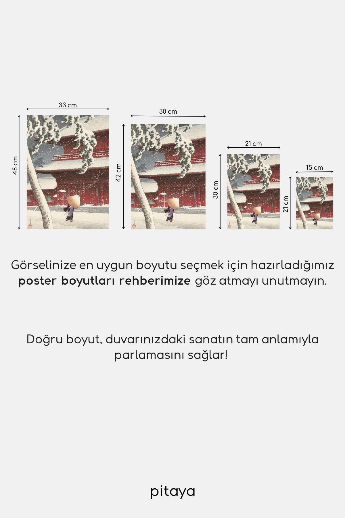 Büyük Keşifler Het Zojo heiligdom in Shiba - Çerçevesiz Tasarım Sanat Poster Tablo Duvar Dekorasyonu