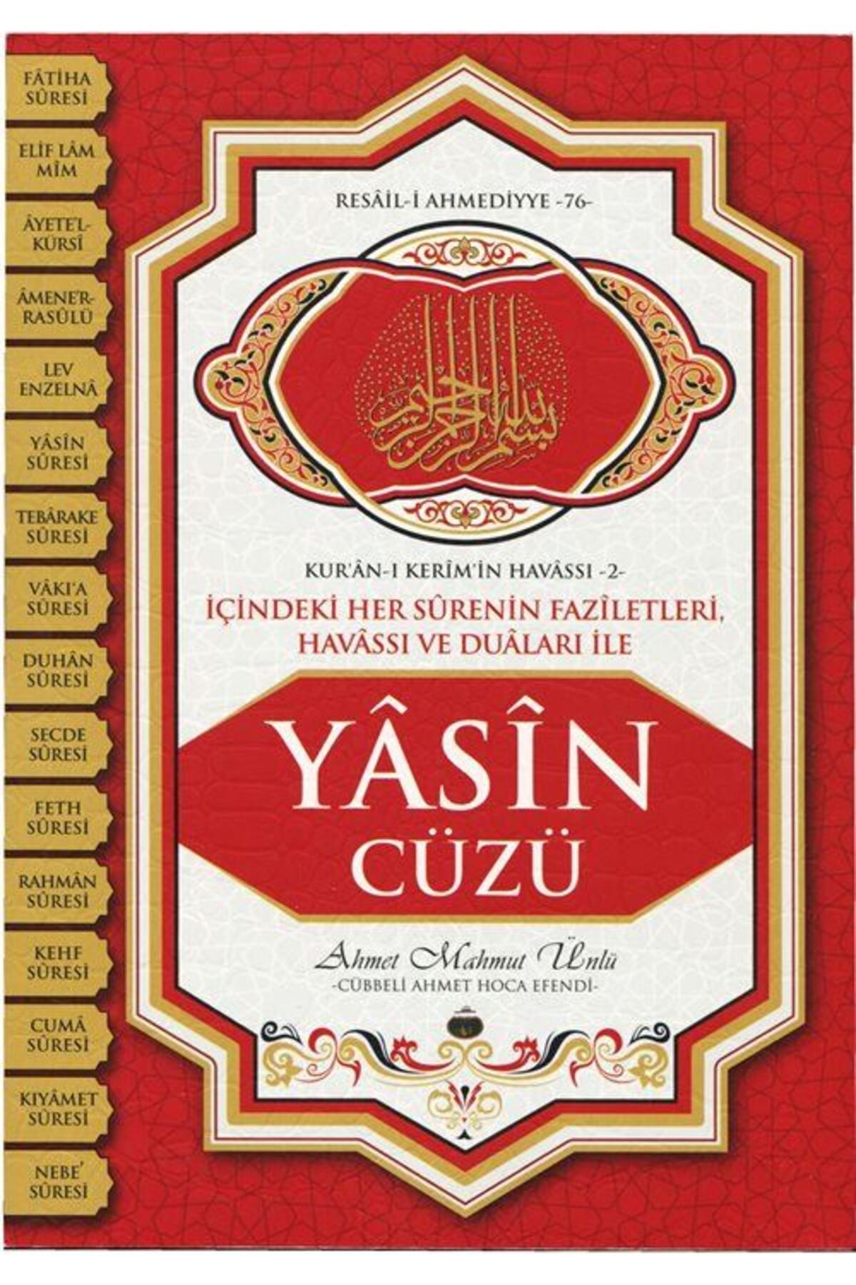 Cübbeli Ahmet Hoca Yayıncılık Yasin Cüzü (ŞAM...