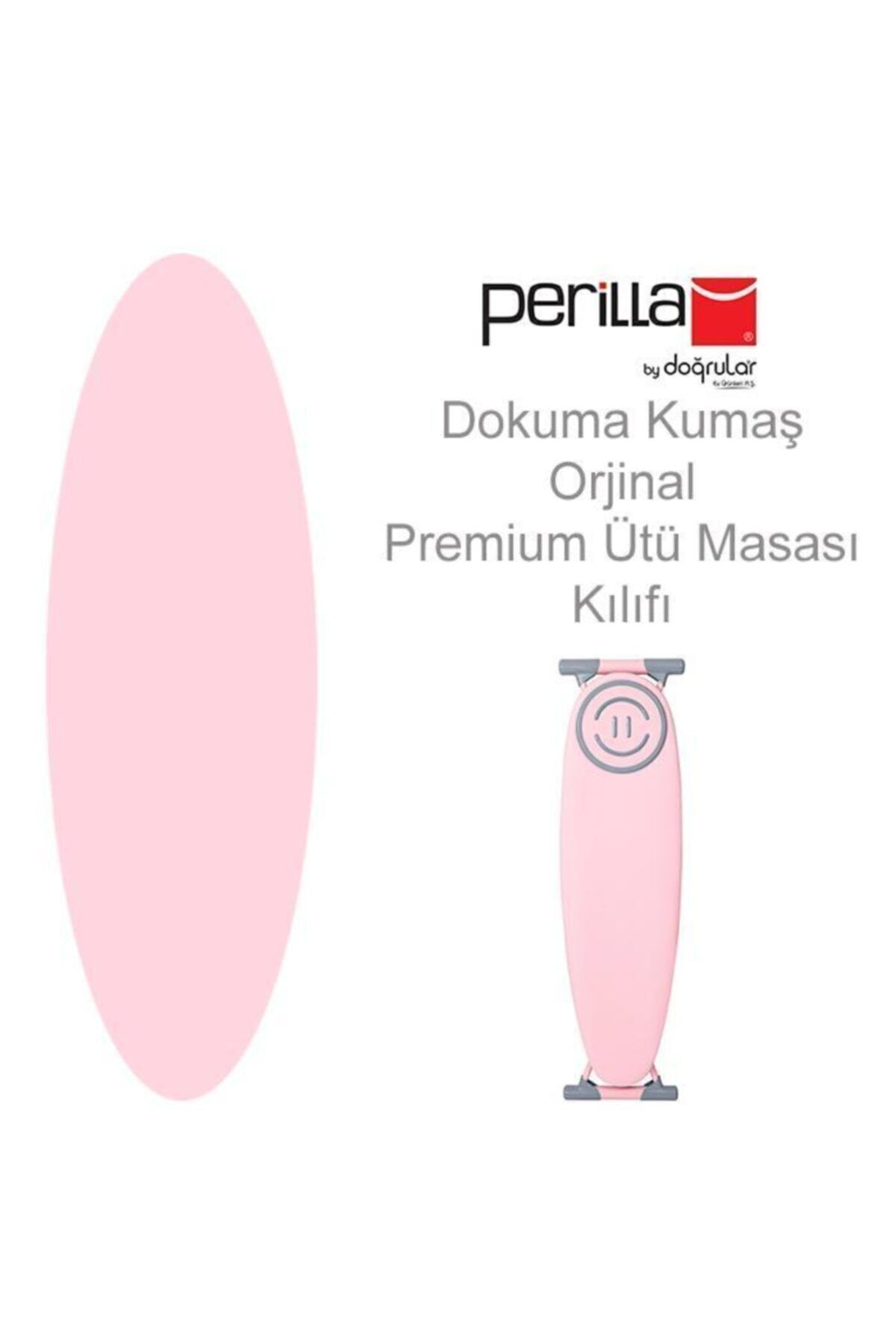 Perilla Premium Extra Süngerli Orjinal Ütü Masası Kılıfı - Pembe 54*162