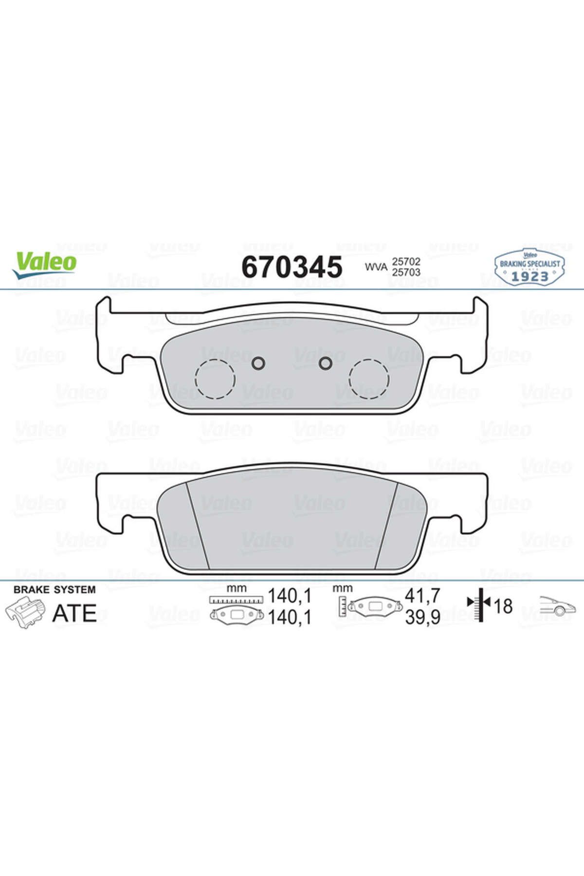 Valeo ÖN BALATA CLIO IV 0.9TCE-1.2-1.5DCI 12...