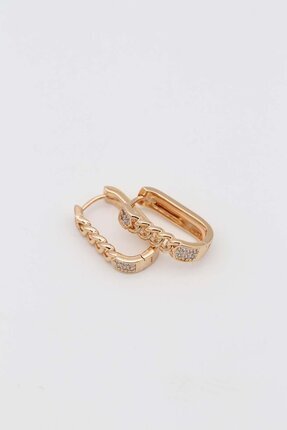 Zirkon Taşlı Rosegold Vip Kadın Küpe Image 0