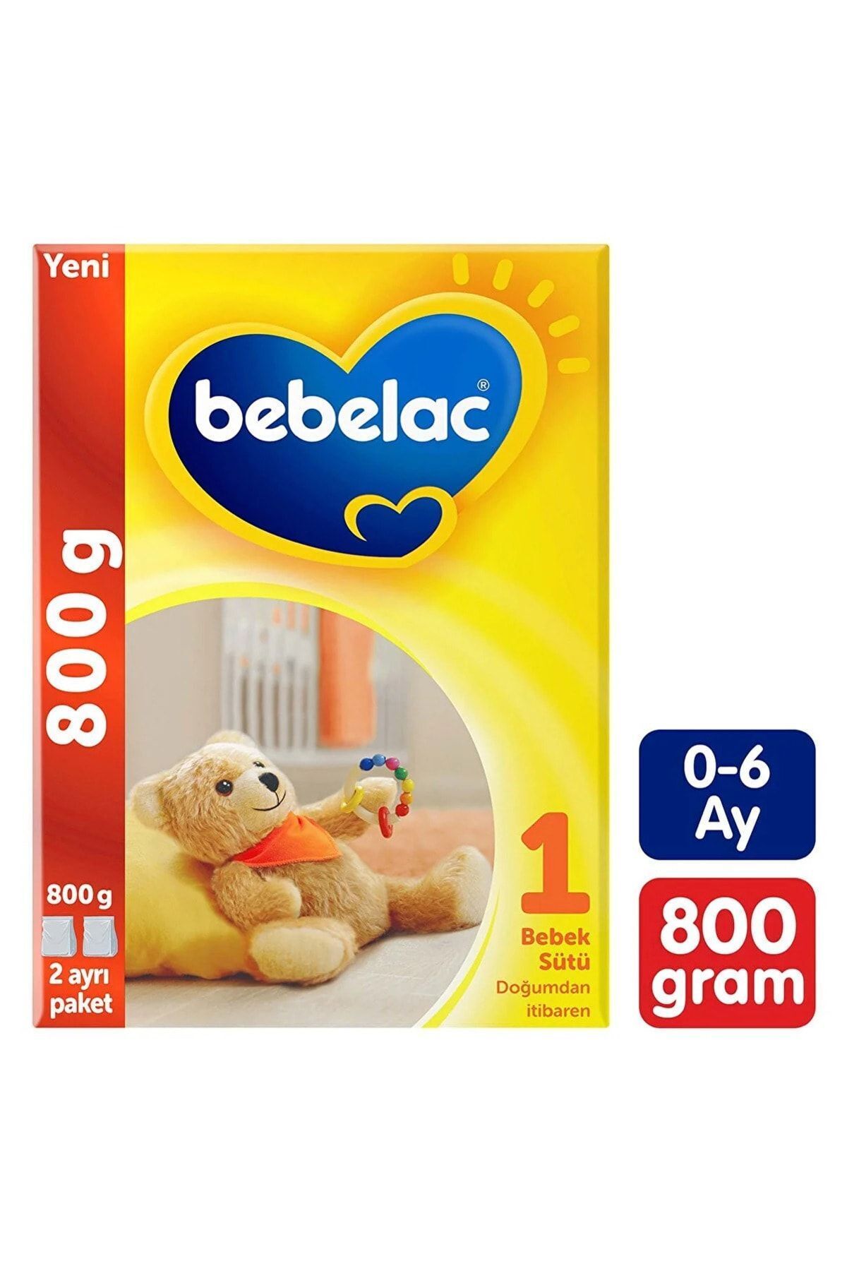 Bebelac 1 Bebek Sütü 0-6 Ay800 Gr 86997450237...