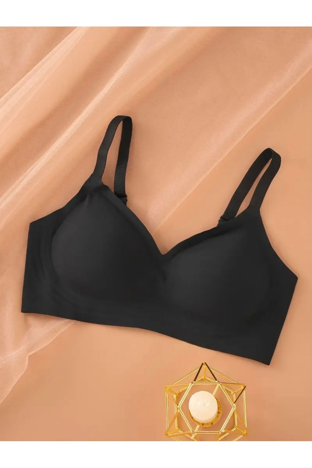 Lazer Kesim Çıkarılabilir Pedli Seamless Bralet Sütyen