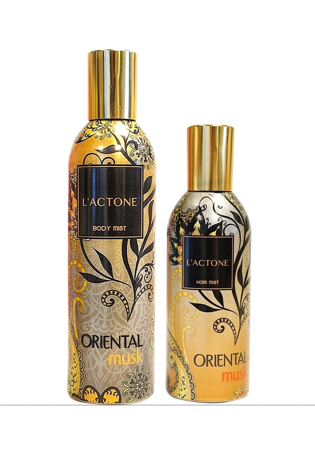 L'ACTONE Oriental Musk Body &Hair Mist 2'li S...