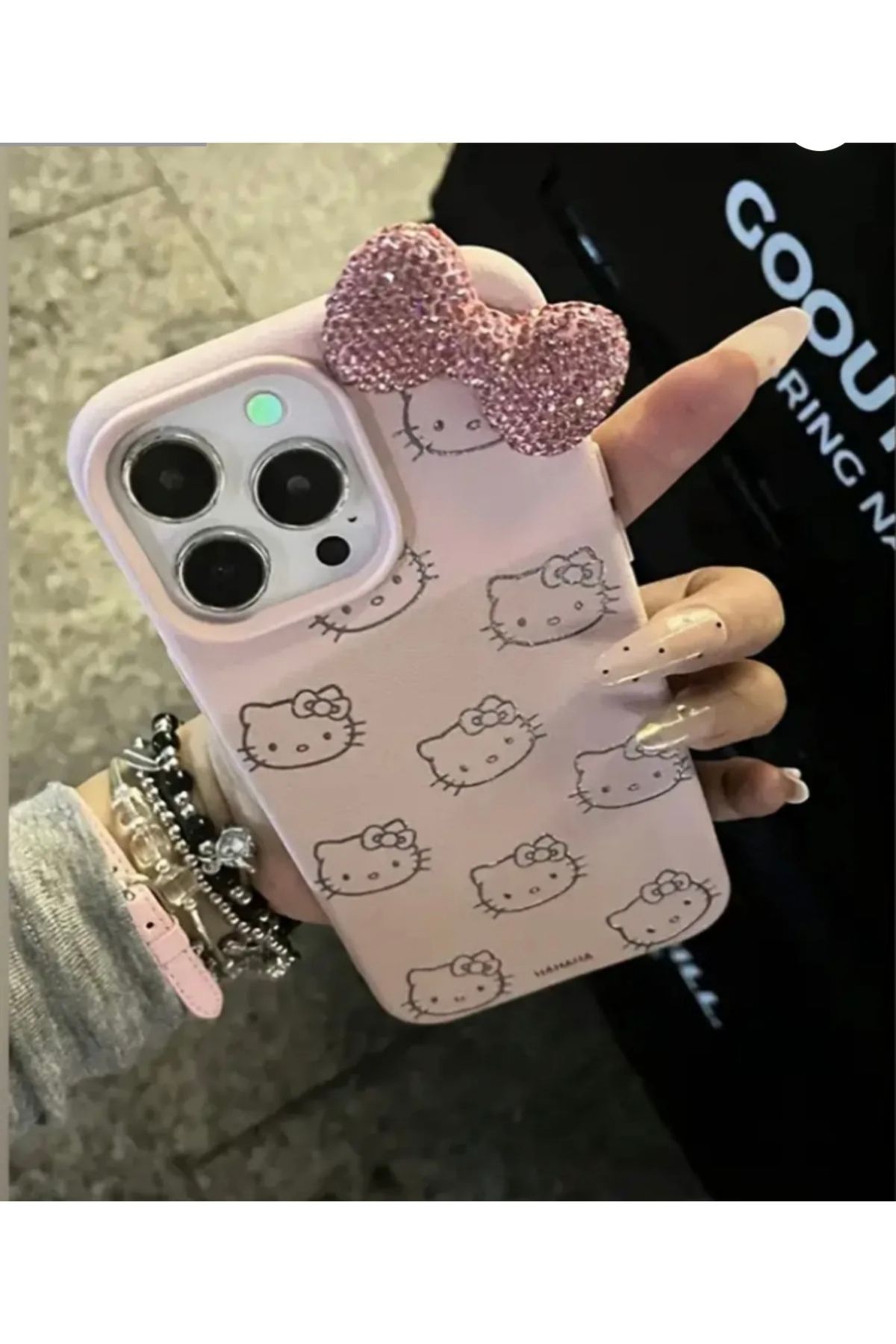 FlexiCase İphone 13-14 HelloKitty Desenli Kor...