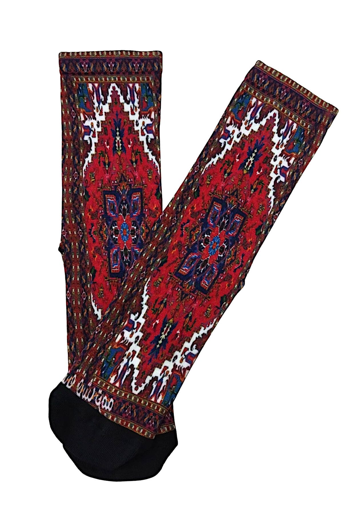 JENES Kilim Motif DesenliBaskılı Çorap - Unis...