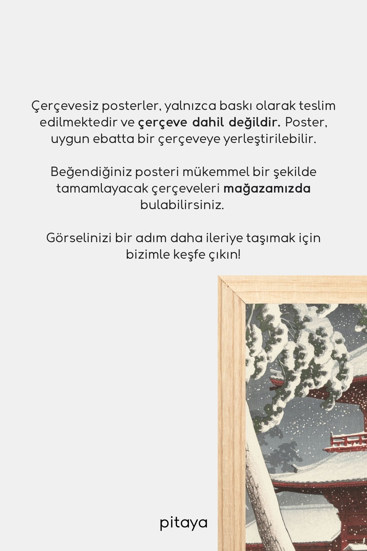 Büyük Keşifler Het Zojo heiligdom in Shiba - Çerçevesiz Tasarım Sanat Poster Tablo Duvar Dekorasyonu