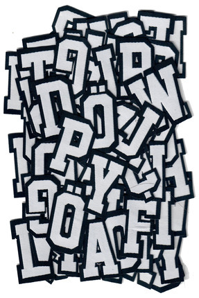 72 Adet Ütü Ile Yapışan Dokuma Arma Harfler Patch Yama Modeli Image 5