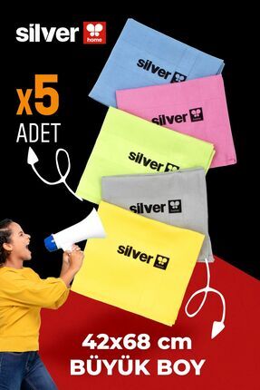 5 Adet Mikrofiber Dekoratif Cam Bezi Image 0