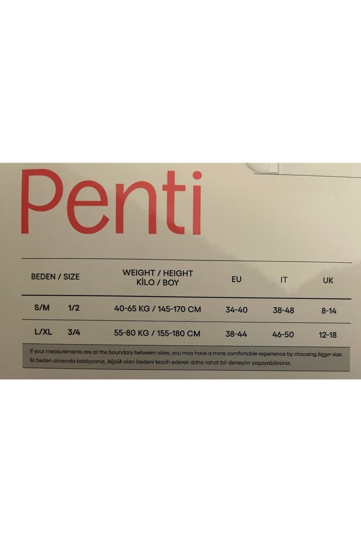 Penti Kadın Siyah Desenli Ince File Yeni Sezon Külotlu Çorap