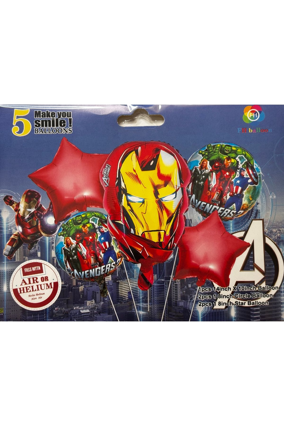 KATRİN Marvel Avengers 5liFolyo Balon seti