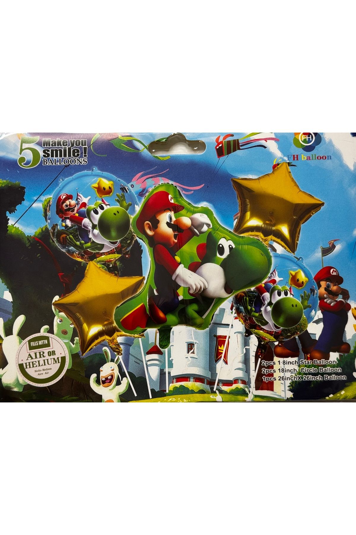 KATRİN Super Mario 5li FolyoBalon Seti