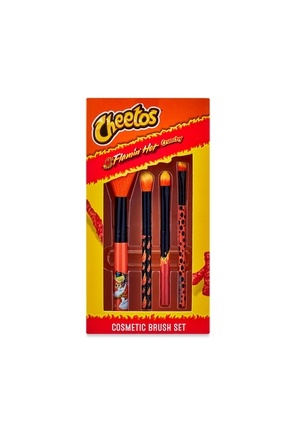 Flamin Hot Crunchy Cosmetic Brush Set Image 0
