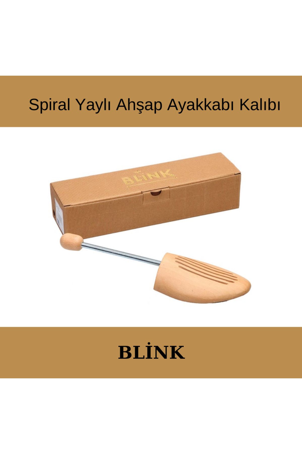 Blink Spiral Yaylı AhşapAyakkabı Kalıbı