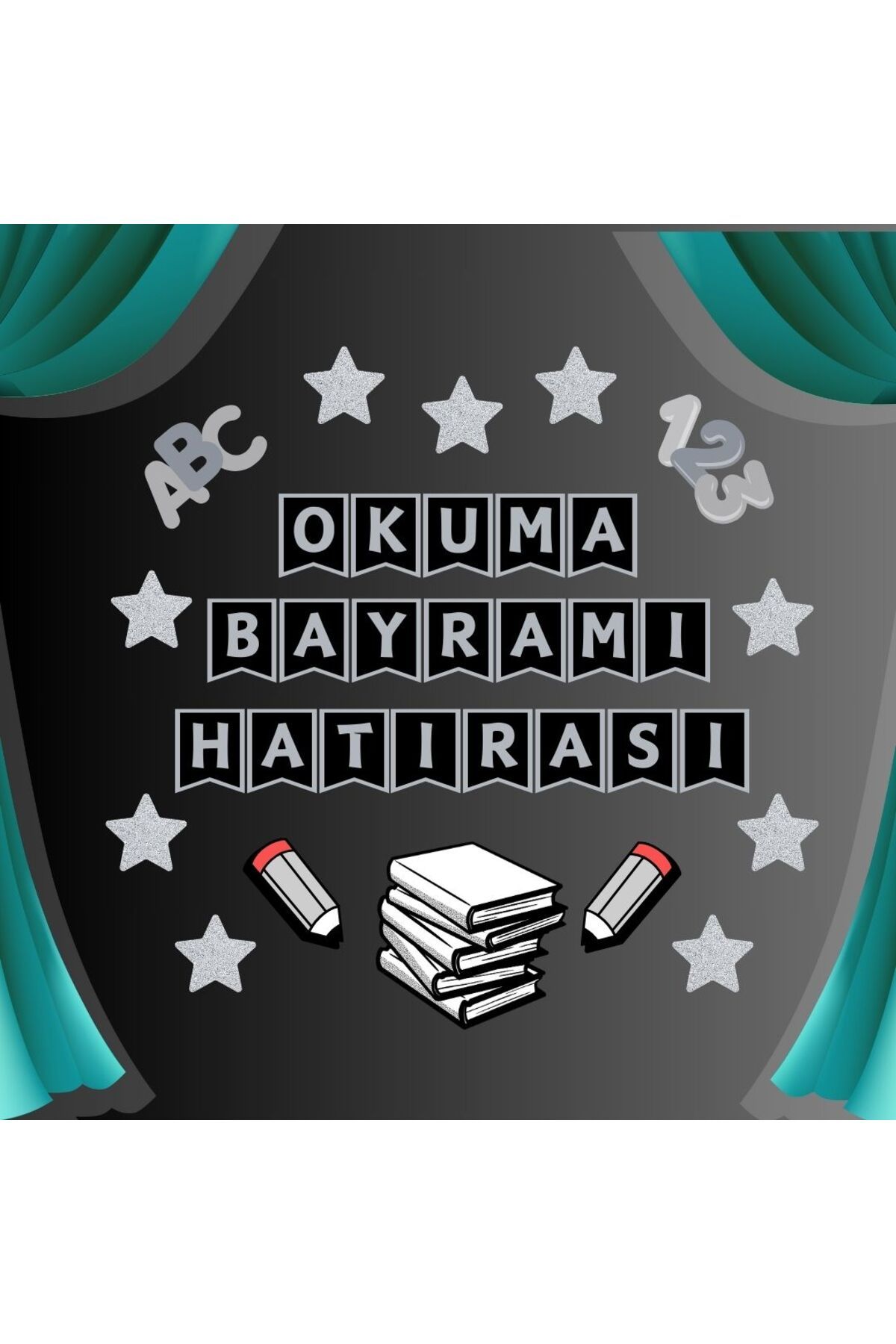 Ti Play OKUMA BAYRAMIHATIRASI PANO SÜSÜ