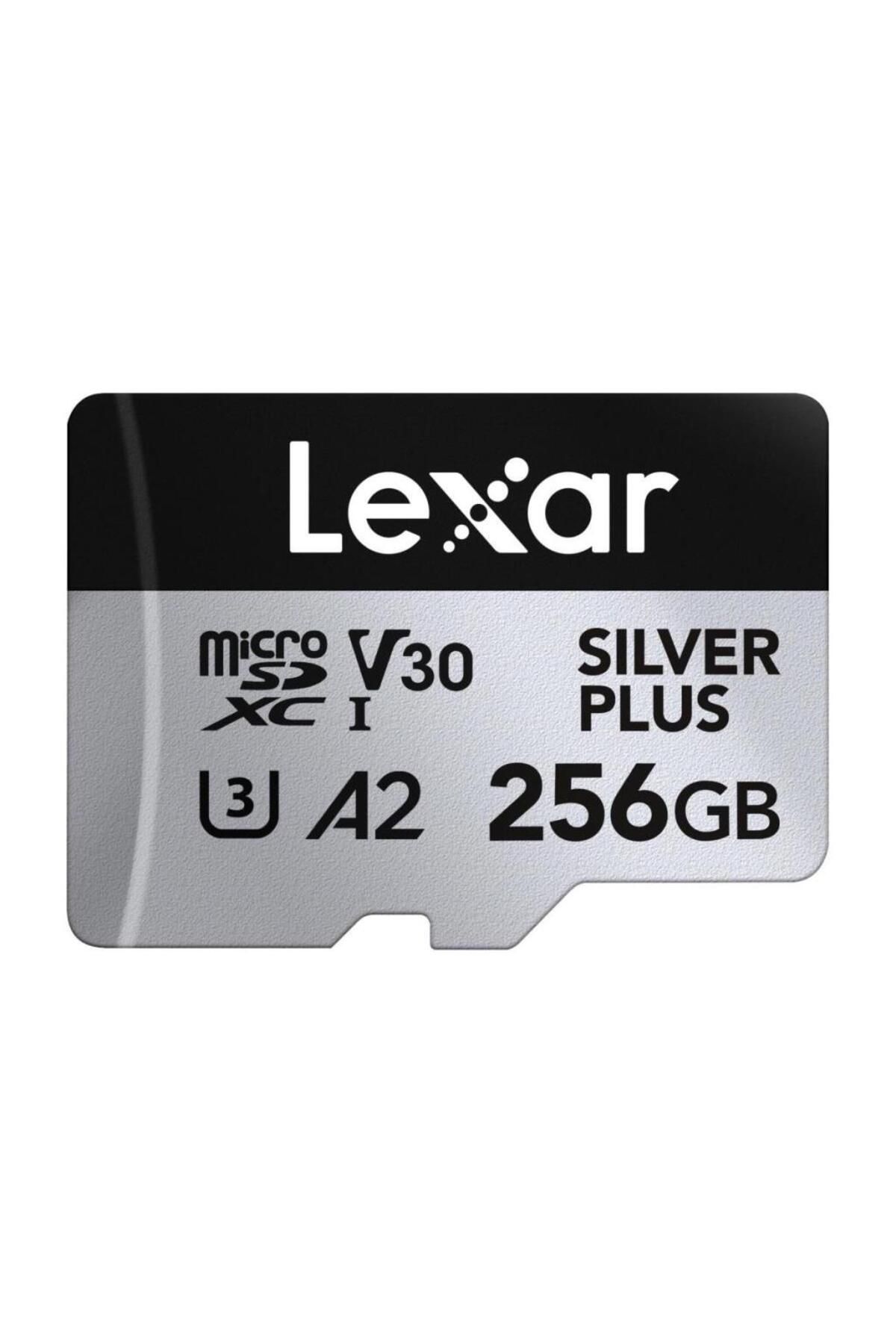 Lexar 256GB Silver Plus 205MB4K V30 Uhsı Micr...