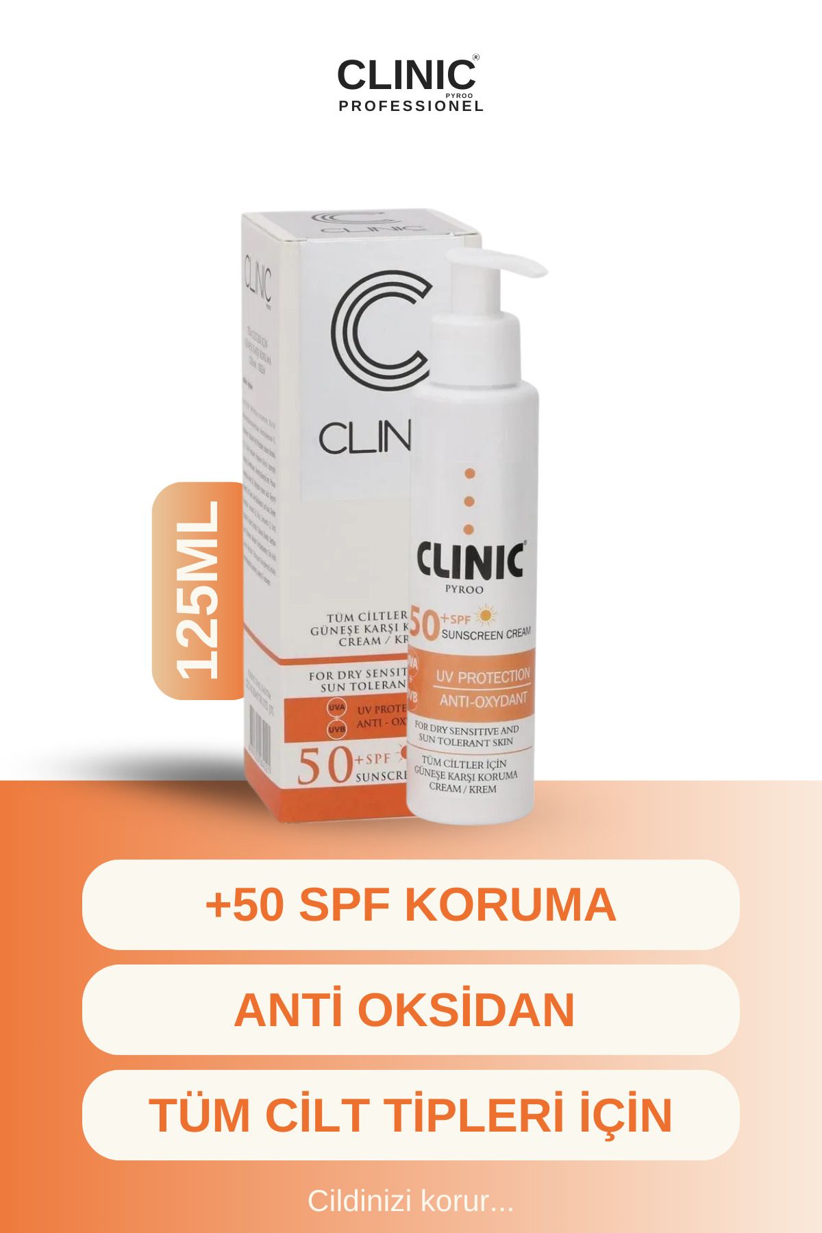 CLINIC PYROO Güneşe KarşıKoruma Kremi 50 Spf...