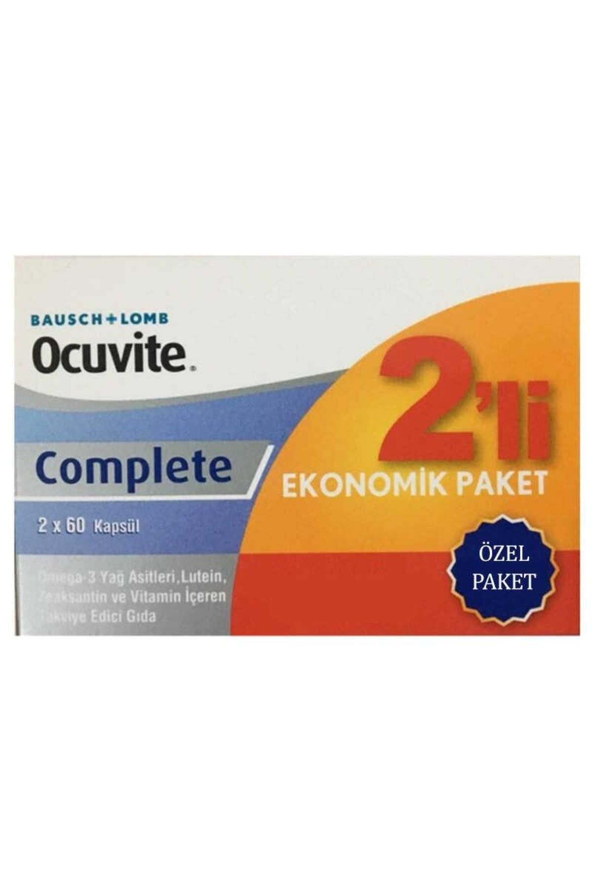 Ocuvite Bausch Lomb Complete60 Kapsül 2'li Ek...