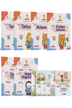 2025 Mavi Önlük 1. Sınıf Etkinlik Seti | İkinci Dönem (12 Kitap) Image 0