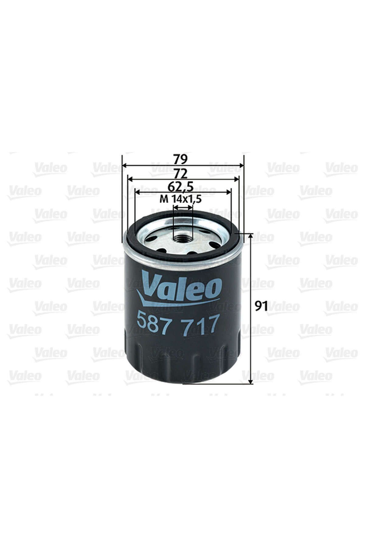 Valeo YAKIT FILTRESI MERCEDESOM615 OM616 OM61...