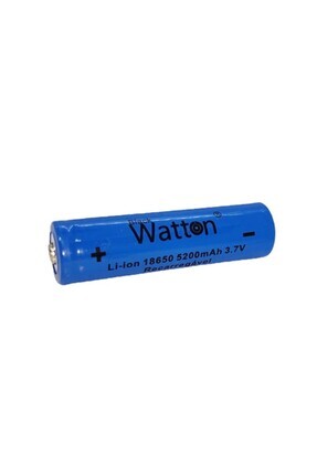 18650 Şarj Edilebilir Pil (El Feneri Pili) 3.7V 5200mAh Image 0