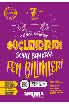 Ankara Yayıncılık 7. Sınıf Güçlendiren Fen Bilimleri Soru Bankası Image 0