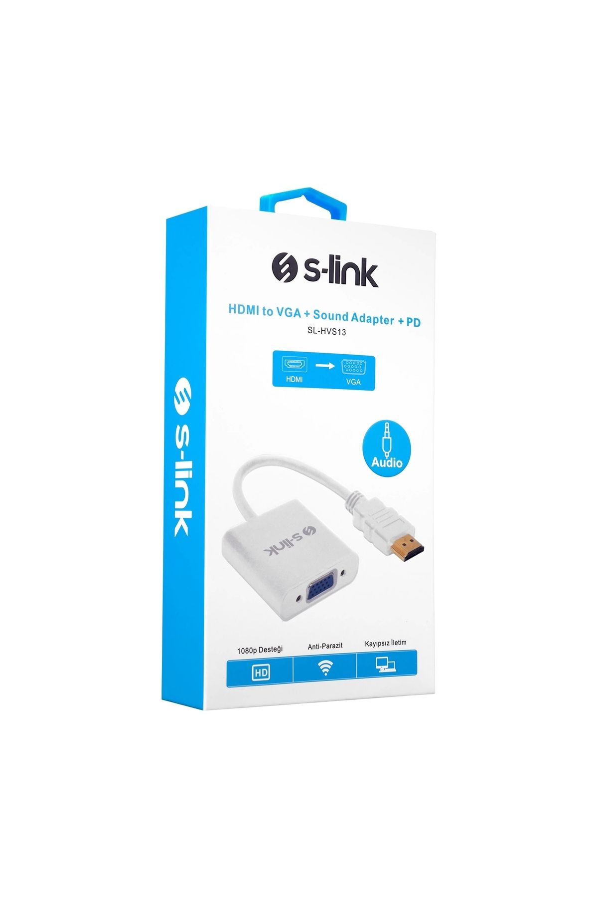 Sl-hvs13 Hdmı Erkek To Vga Dişi + Audio Micro Usb Çevirici