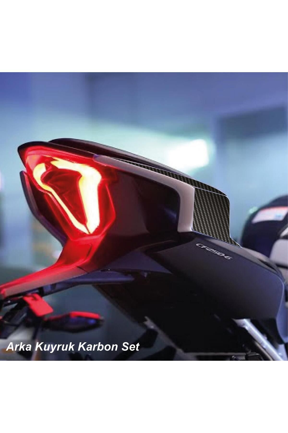 Motiker CFMOTO 250SR ARKAKUYRUK KARBON STICKE...