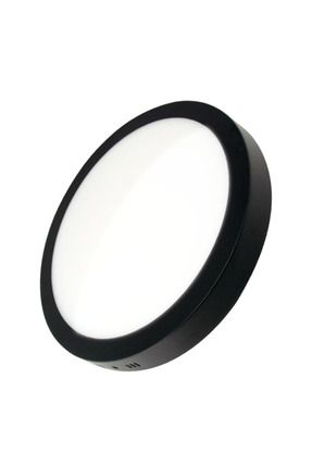 Ap03-02431 24w Siyah Yuvarlak Sıva Üstü Led Panel 6500k Beyaz Image 0