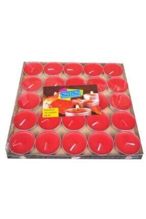 Güvenplast Kırmızı Tealight Mum 50'li – Mum & Kandil Image 0