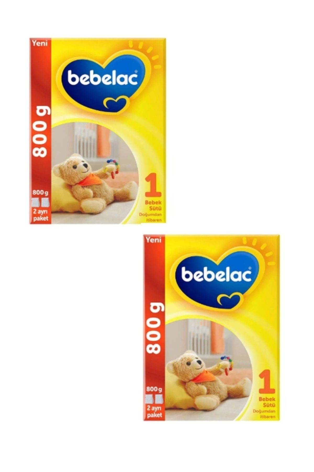 Bebelac 1 Bebek Sütü 0-6 Ay800 gr X 2 Adet -k...