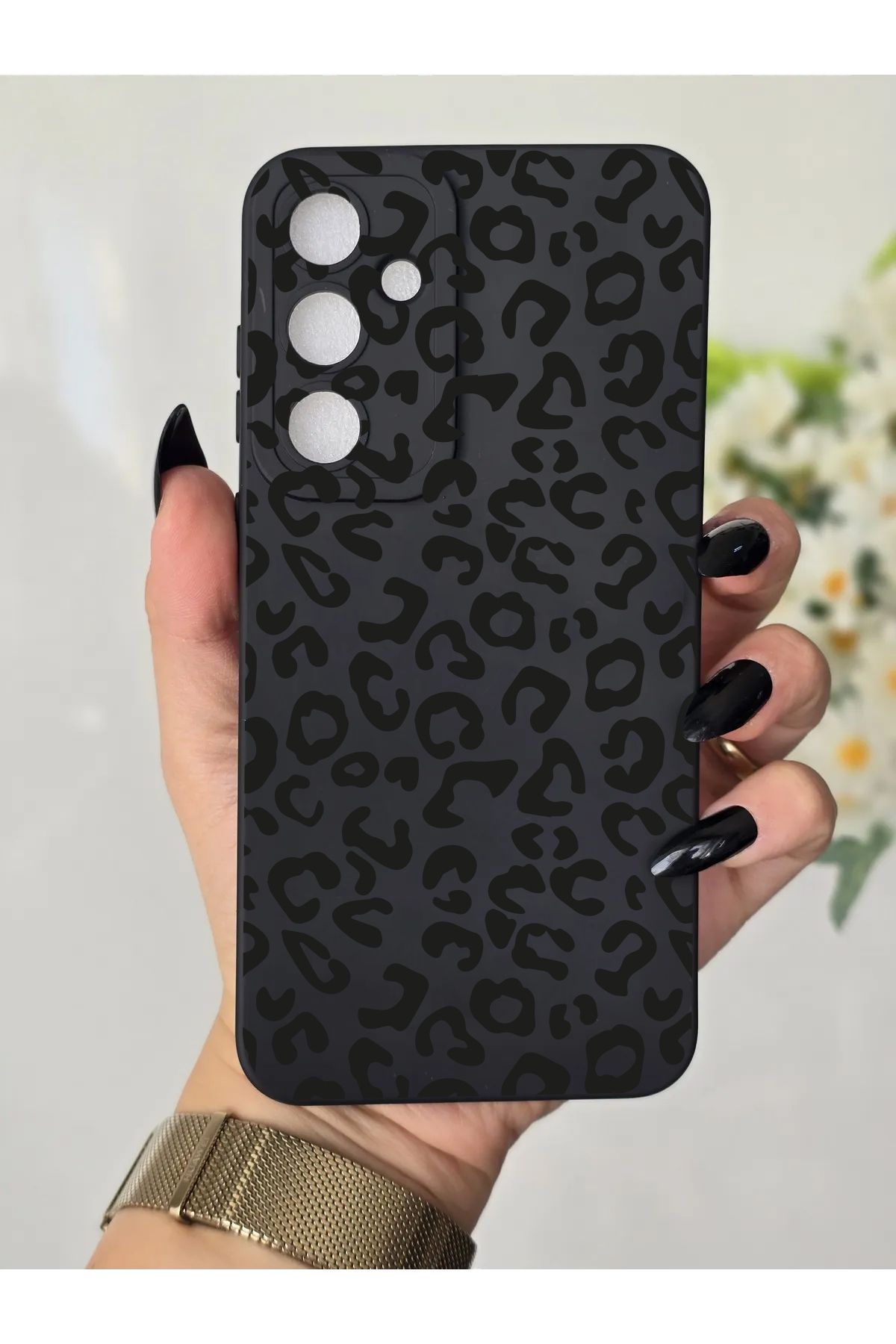 Çitlembik Case Samsung A54Uyumlu Leopar Desen...