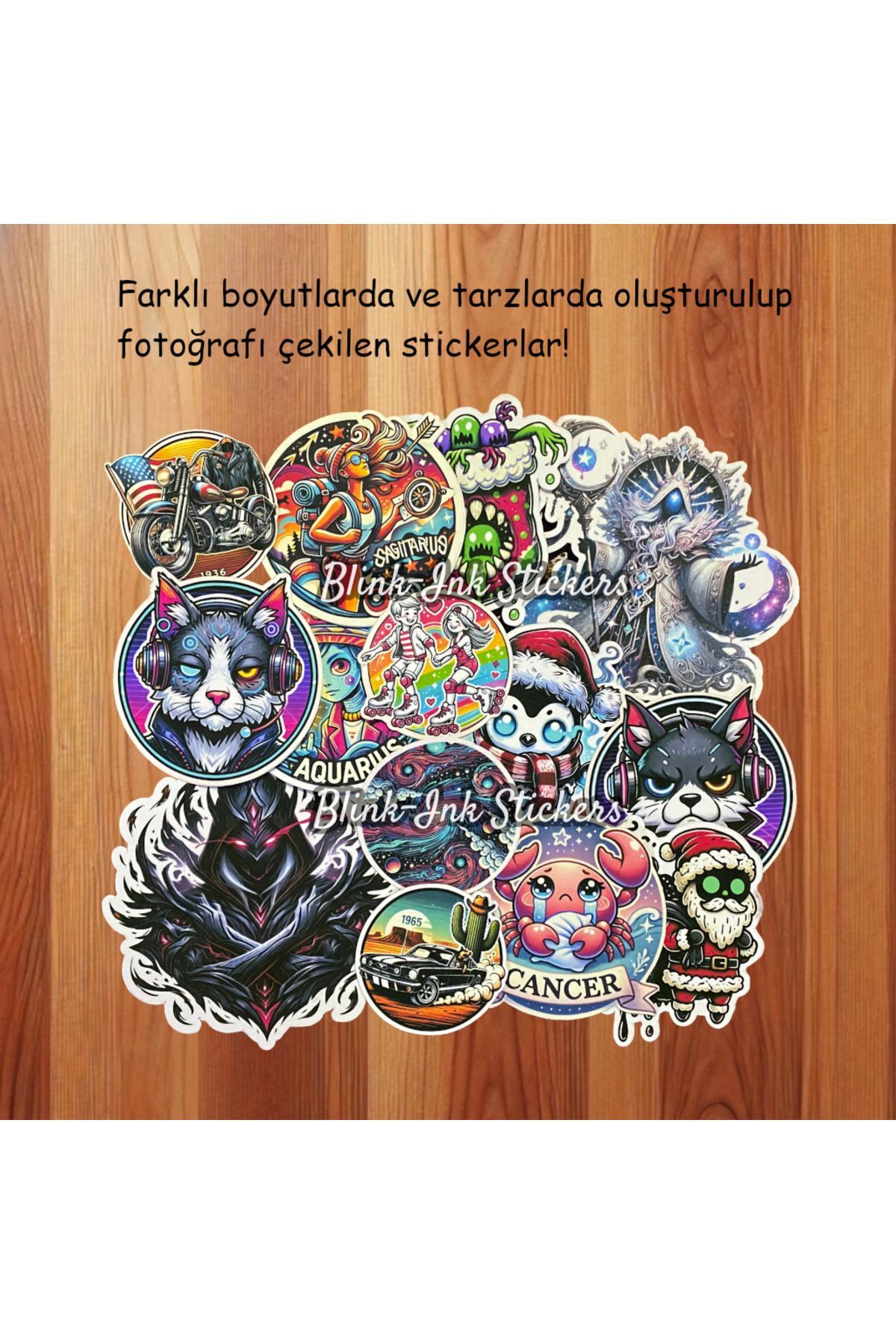 Kelebekler Temalı Kaliteli Sticker Seti - 12 Adet Sticker