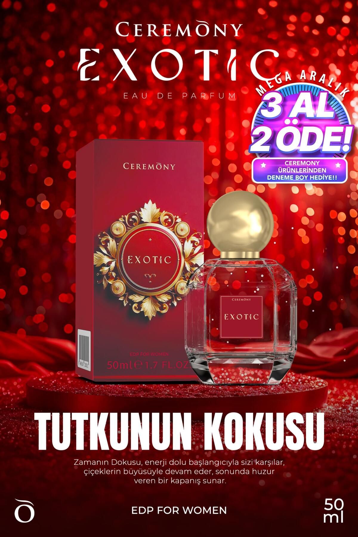 Ceremony Exotic 50 ml EdpKadın Parfüm