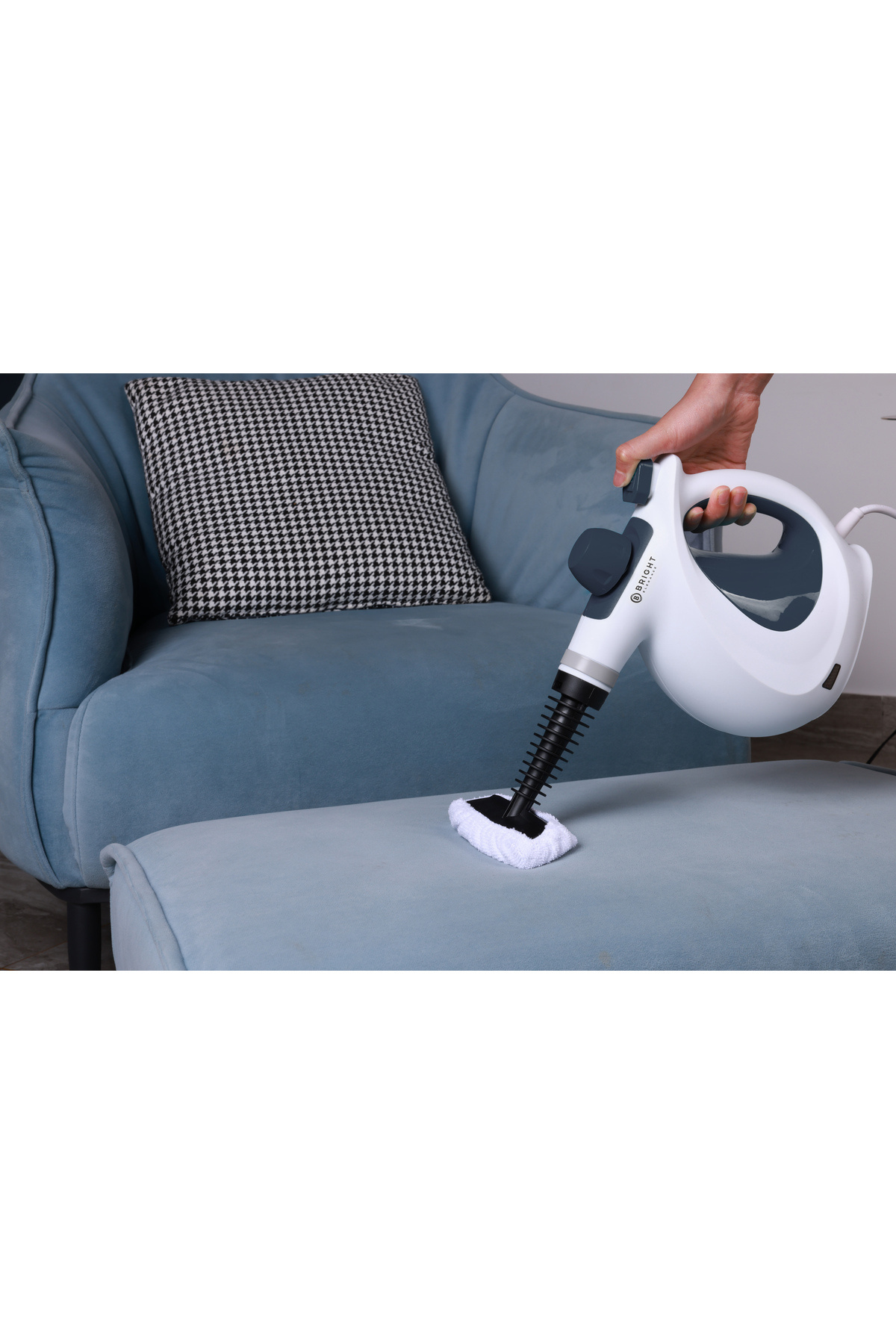 Be-3410 9 in 1 دستگاه تمیز کننده بخار دستی چند منظوره با فشار برای خانه، کف،