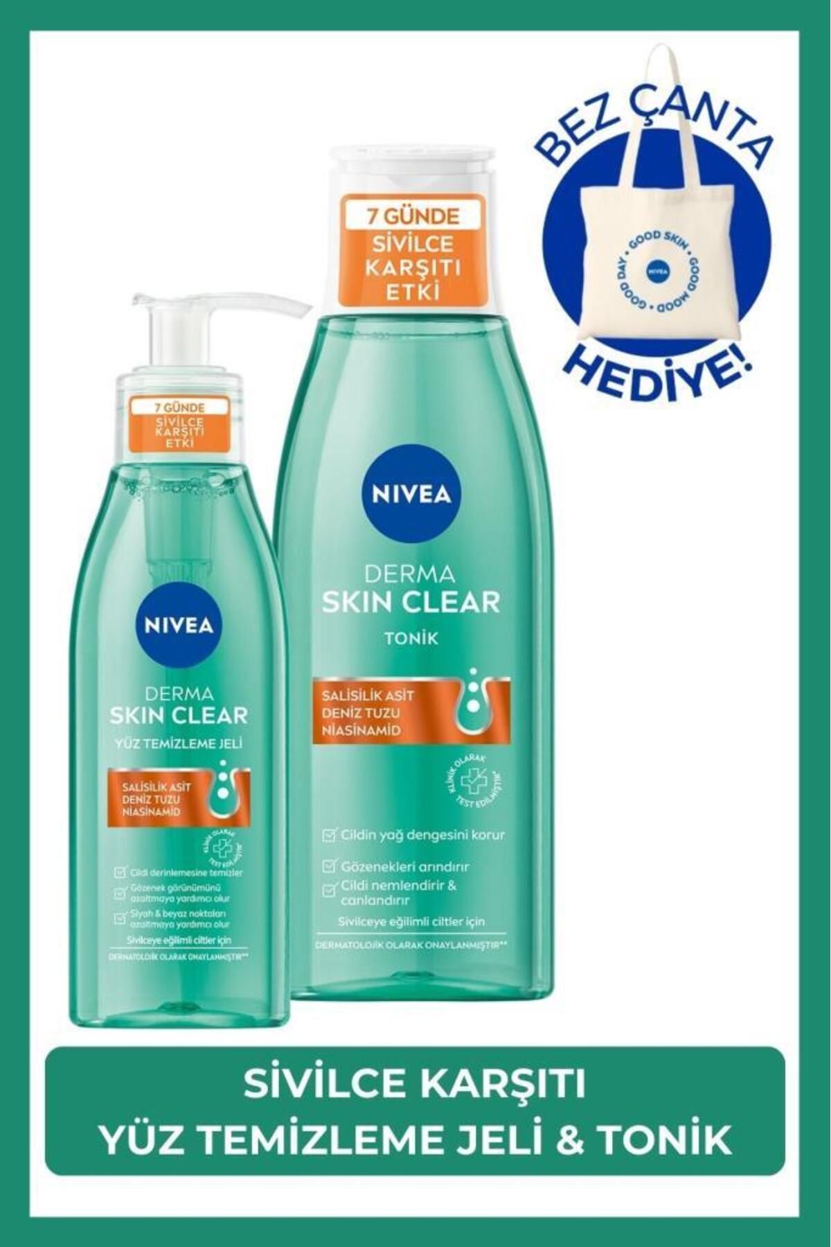 NIVEA Derma Skin ClearKarşıtı Yüz Temizleme J...