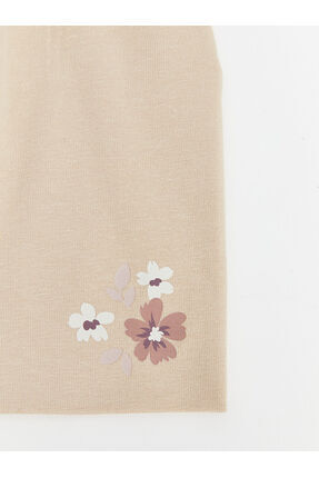 Baskili Pamuklu Kiz Bebek Bere 2'li - S56385Z1 Image 2