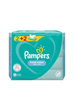 Pampers Baby Yenidoğan Fresh Clean Islak Havlu 52x4 Adet (208 Yaprak) Image 0