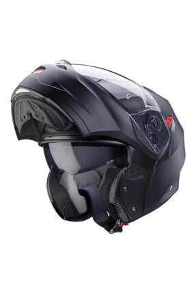 DUKE X Mat Siyah Çene Açılır Kask Image 0