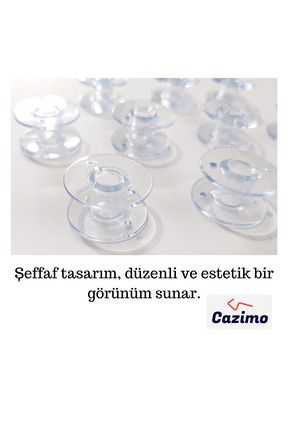 Şeffaf Plastik Masura Bobinleri Dayanıklılık ve Kalite Bir Arada Image 0